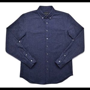 NWWT outclass short sleeve dress doby shirt